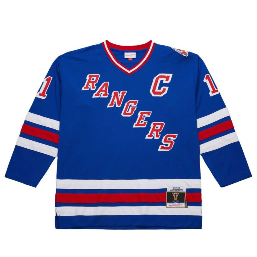 NHL Mark Messier New York Rangers 1993-94 Power Play Jersey