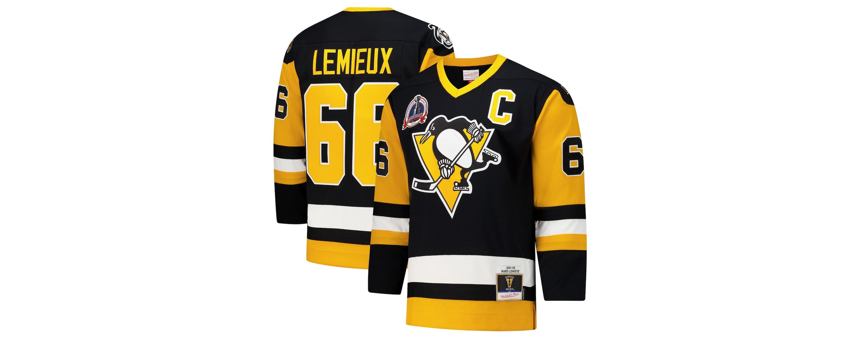 NHL Mario Lemieux Pittsburgh Penguins 1991-92 Power Play Jersey
