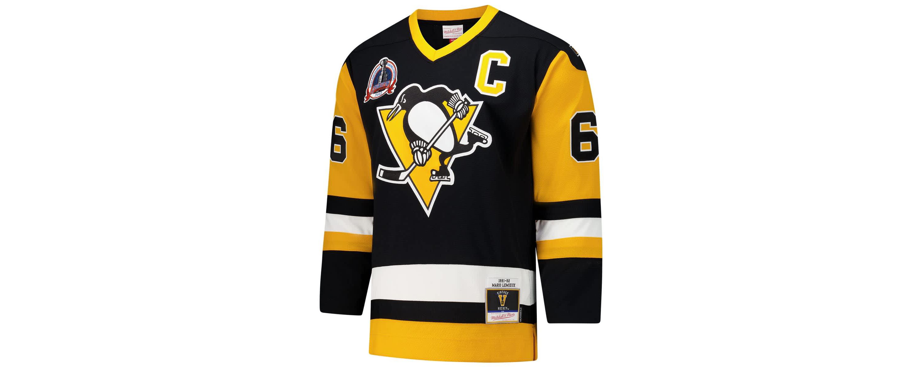 NHL Mario Lemieux Pittsburgh Penguins 1991-92 Power Play Jersey
