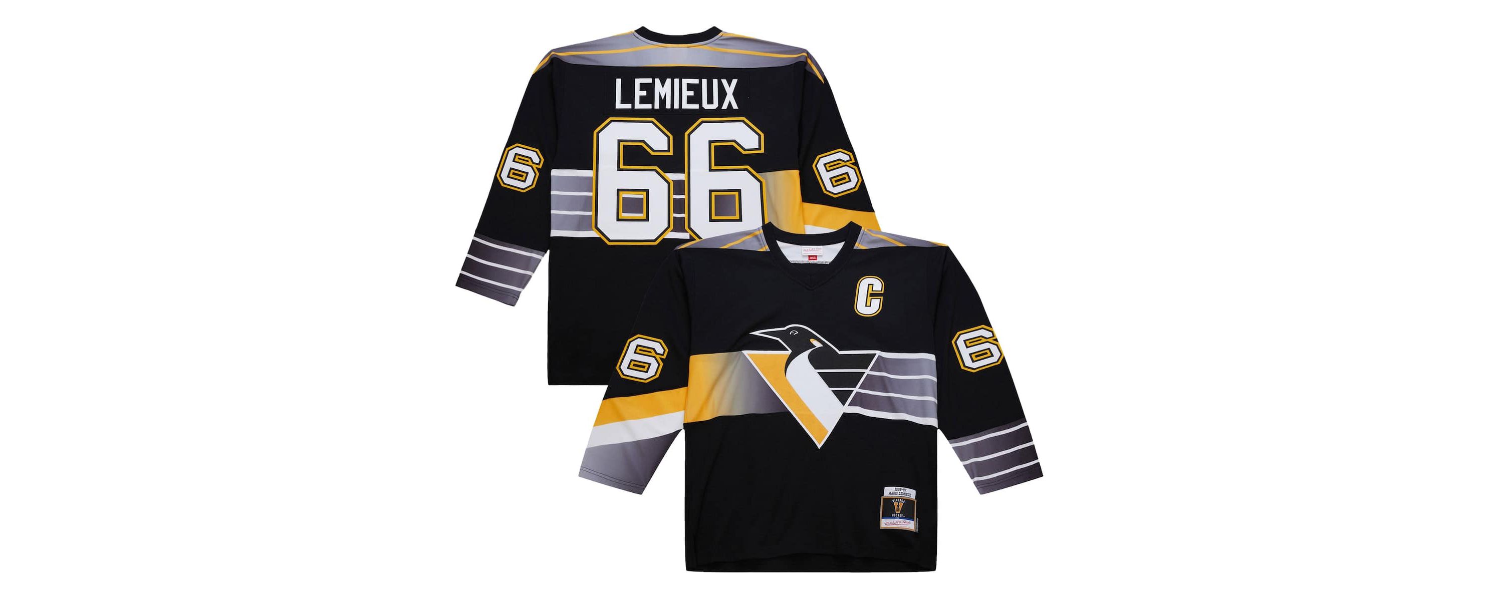 NHL Mario Lemieux Pittsburgh Penguins 1996-97 Power Play Jersey