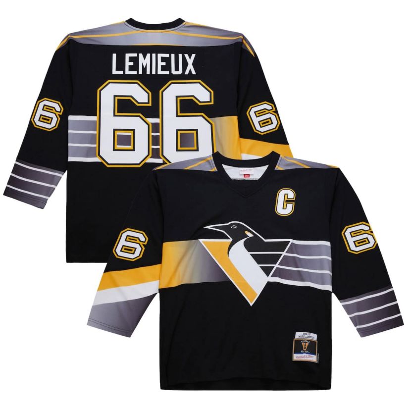 NHL Mario Lemieux Pittsburgh Penguins 1996-97 Power Play Jersey