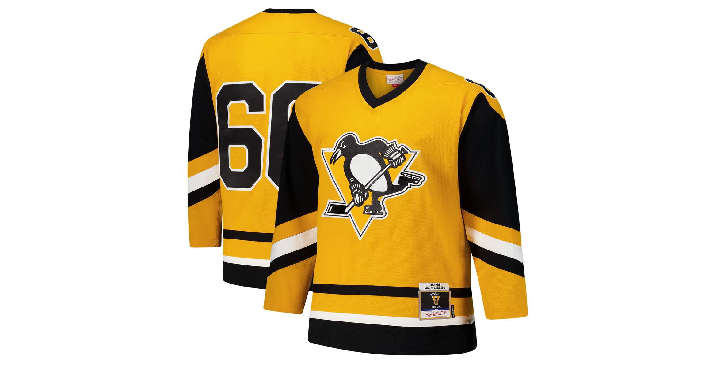 NHL Mario Lemieux Pittsburgh Penguins 1984-85 Power Play Jersey