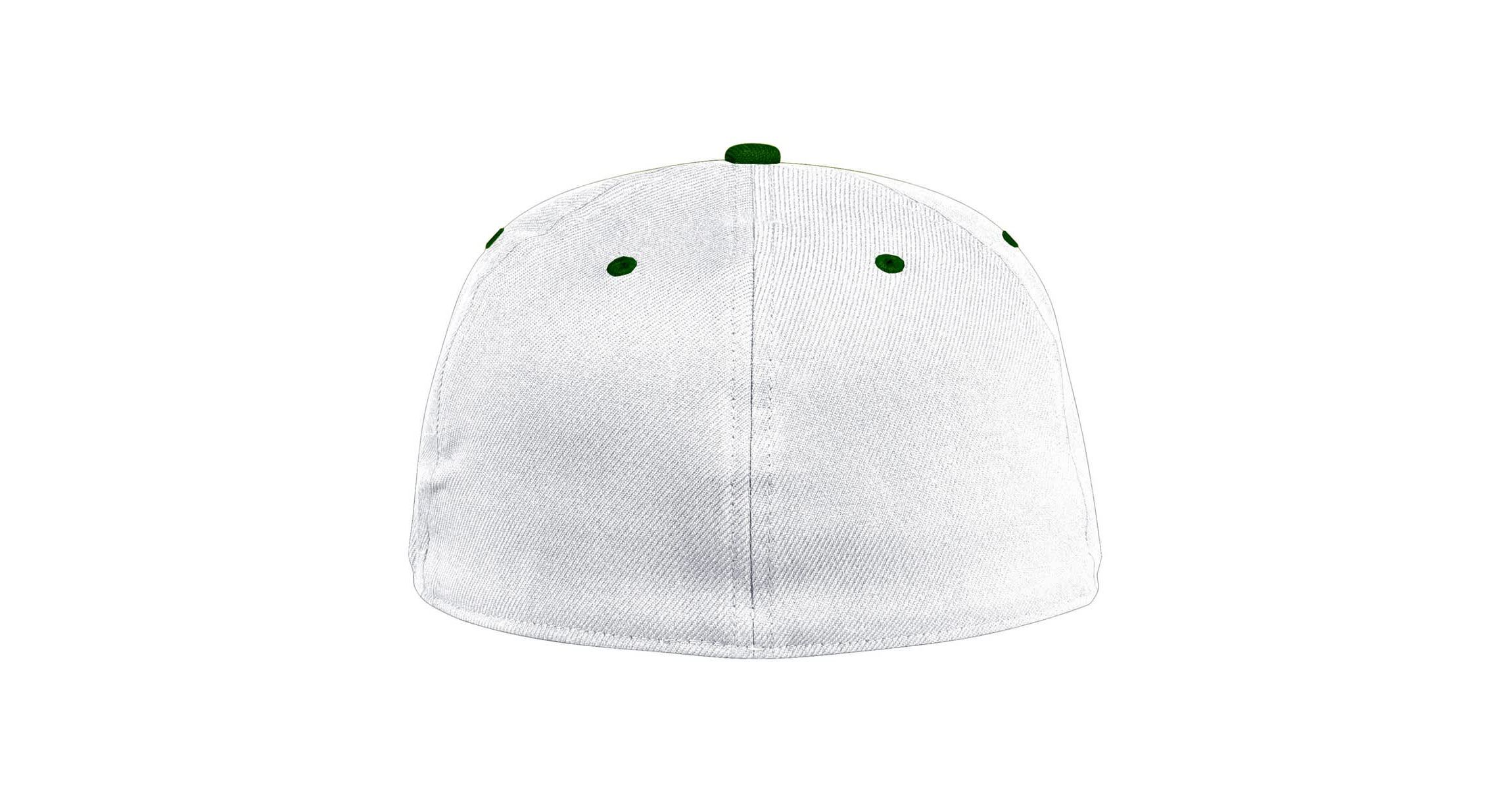 NCAA White/Green South Florida Bulls On-Field Fitted Hat
