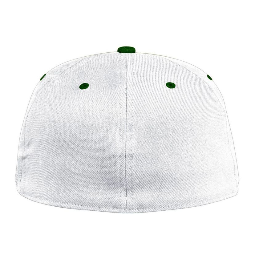 NCAA White/Green South Florida Bulls On-Field Fitted Hat