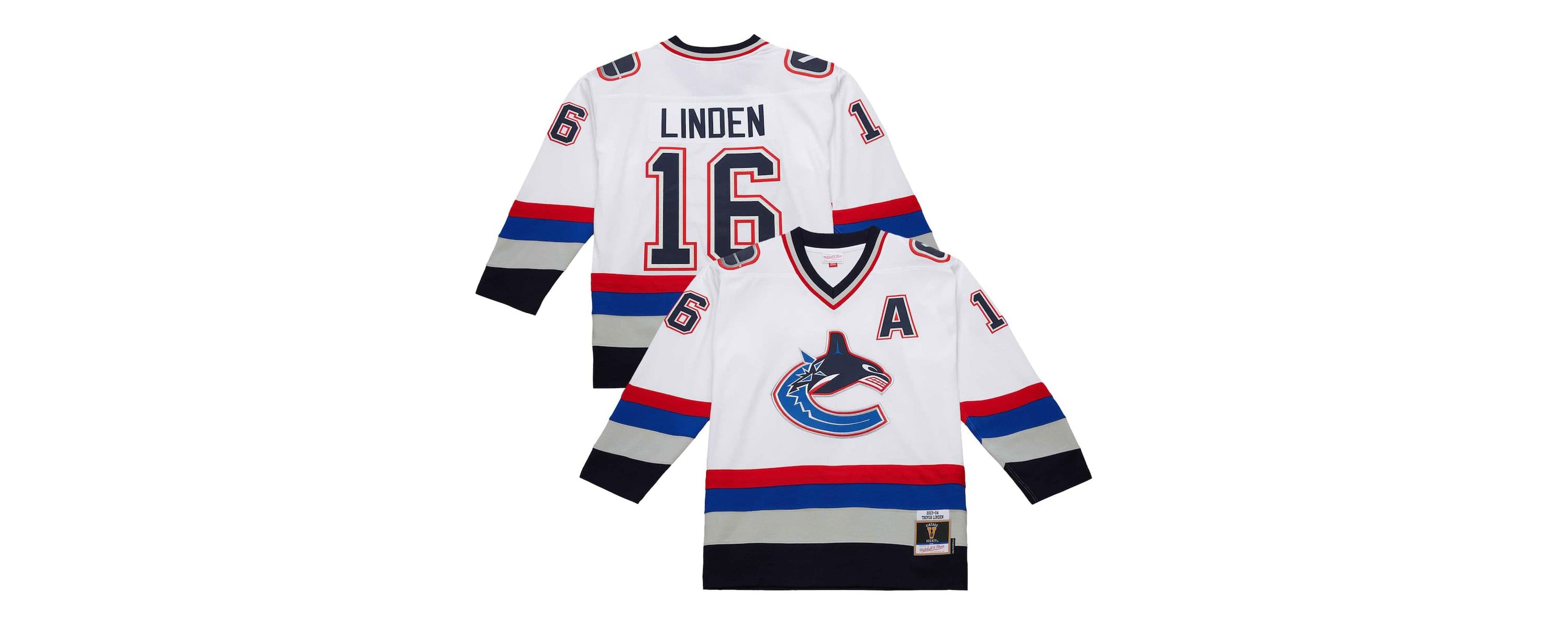 NHL Trevor Linden Vancouver Canucks 2003-04 Power Play Jersey