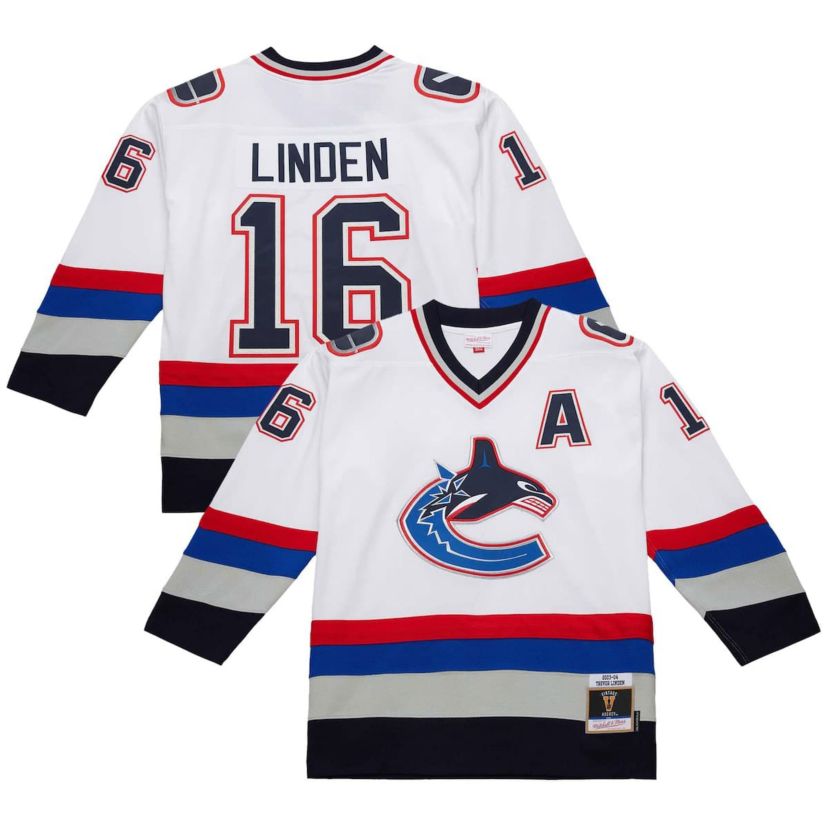 NHL Trevor Linden Vancouver Canucks 2003-04 Power Play Jersey