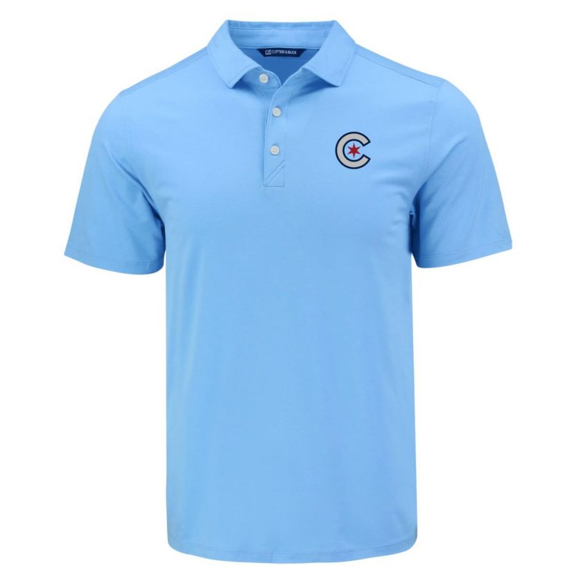 MLB Powder Chicago Cubs Coastline Epic Comfort Eco Recycled Polo