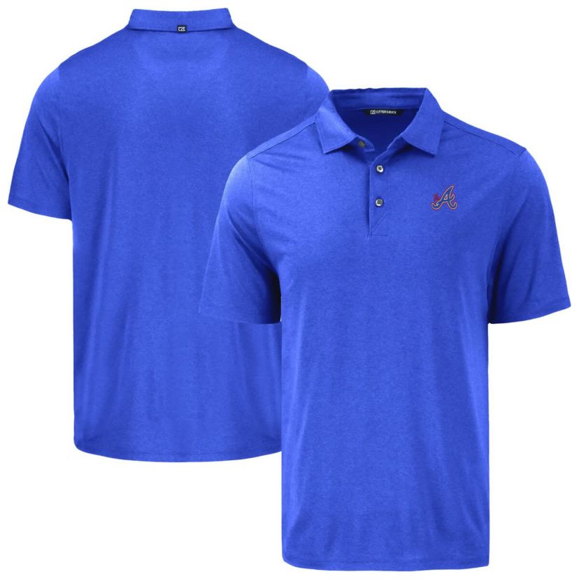 MLB Atlanta Braves Coastline Epic Comfort Eco Recycled Polo