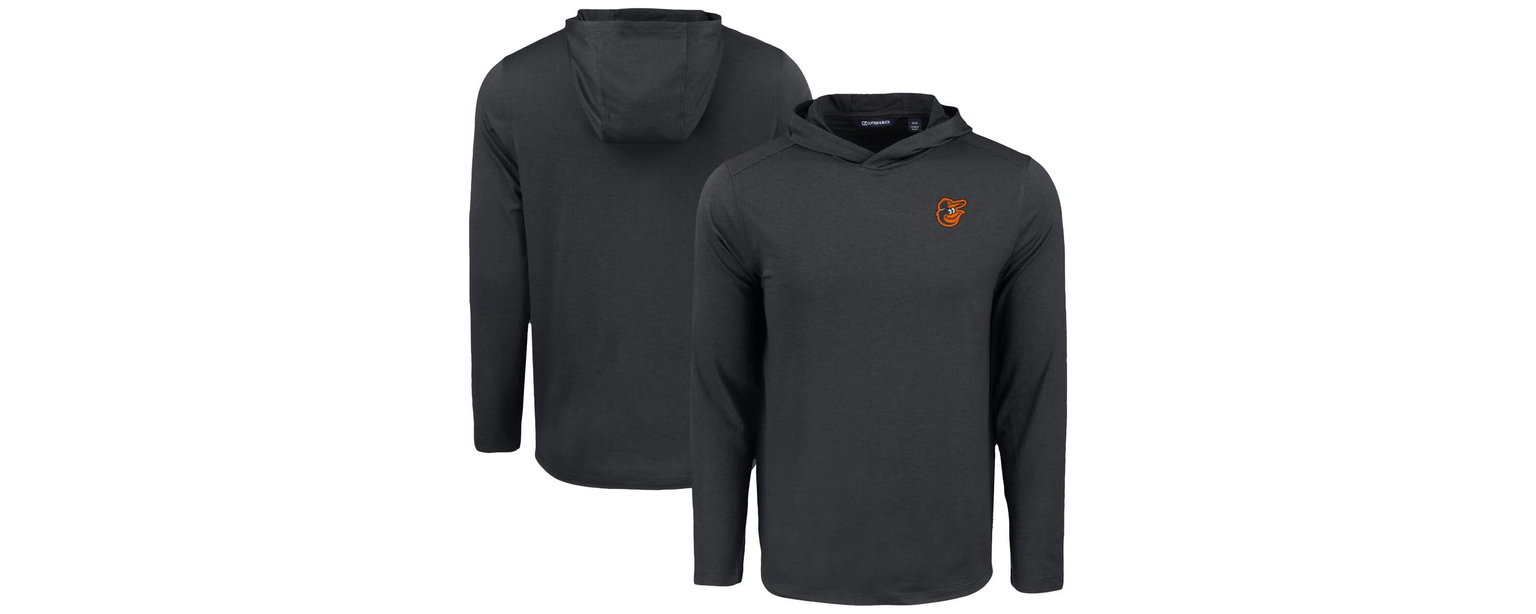 MLB Baltimore Orioles Coastline Epic Comfort Recycled Eco Hoodie Long Sleeve T-Shirt