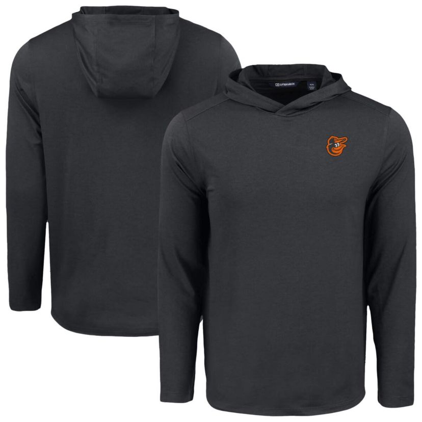 MLB Baltimore Orioles Coastline Epic Comfort Recycled Eco Hoodie Long Sleeve T-Shirt