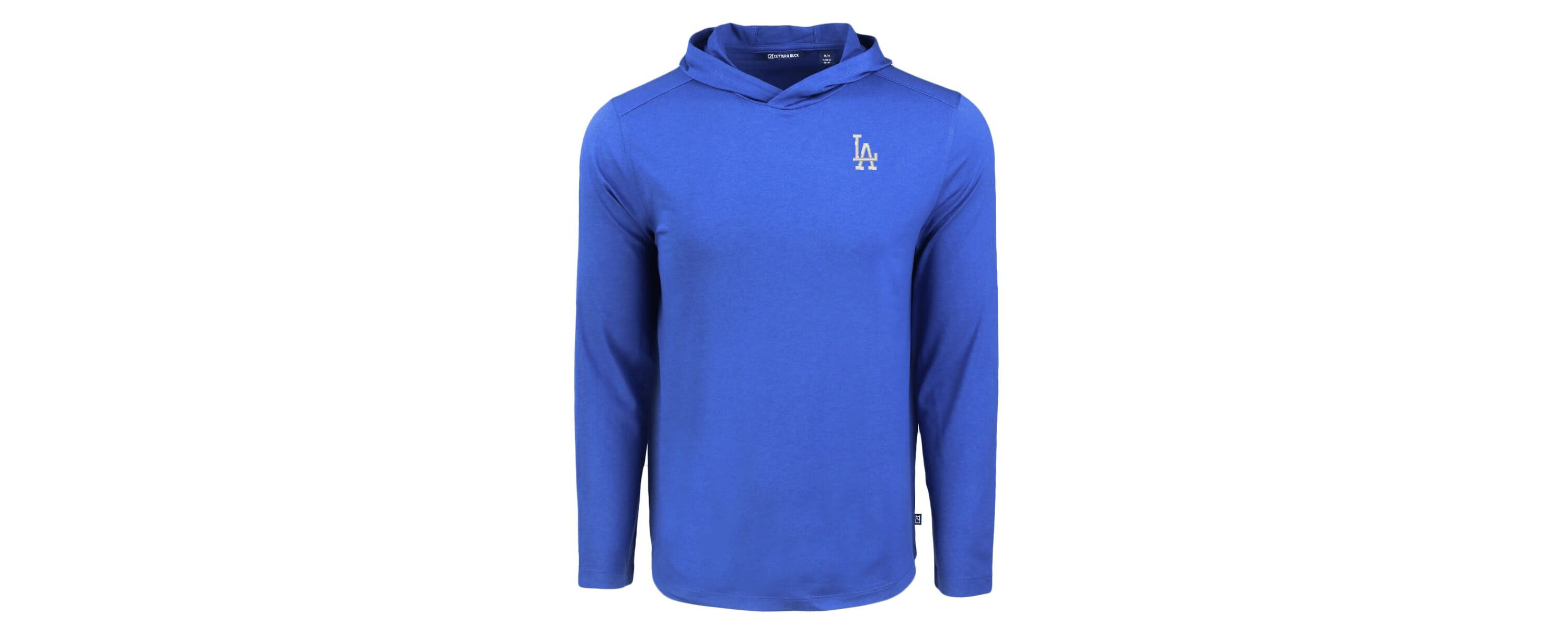 MLB Los Angeles Dodgers Coastline Epic Comfort Recycled Eco Hoodie Long Sleeve T-Shirt