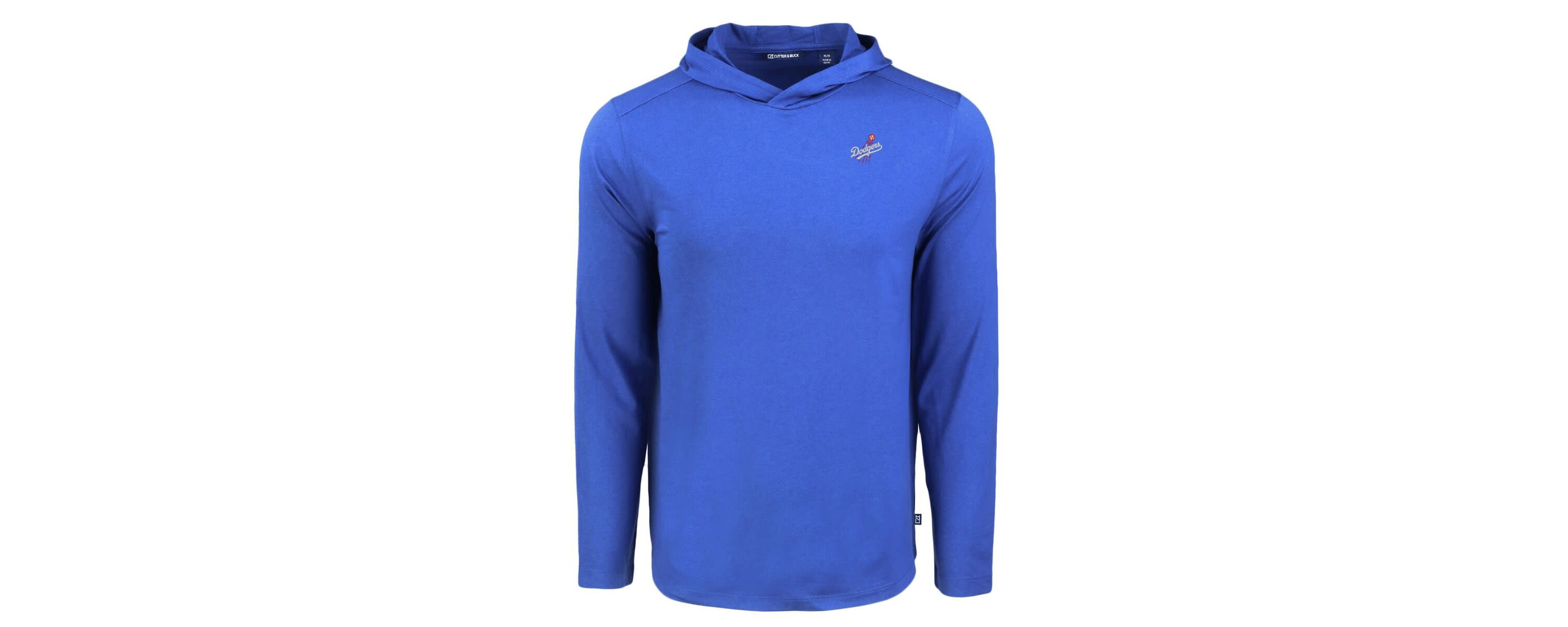 MLB Los Angeles Dodgers Coastline Epic Comfort Recycled Eco Hoodie Long Sleeve T-Shirt