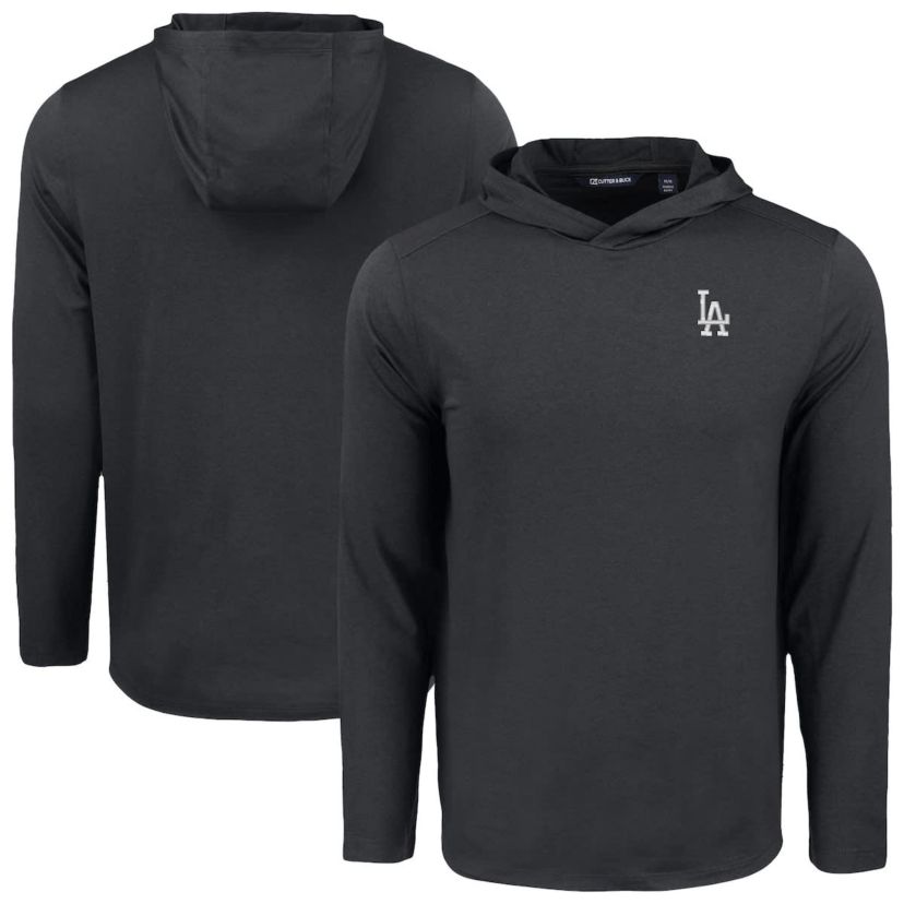 MLB Los Angeles Dodgers Coastline Epic Comfort Recycled Eco Hoodie Long Sleeve T-Shirt