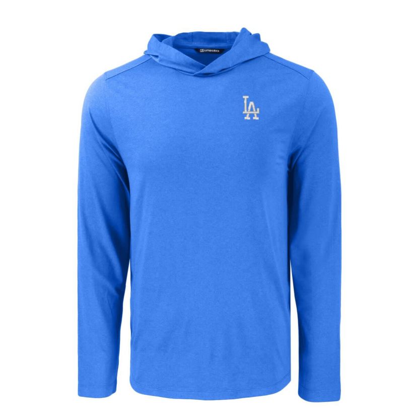 MLB Los Angeles Dodgers Coastline Epic Comfort Recycled Eco Hoodie Long Sleeve T-Shirt