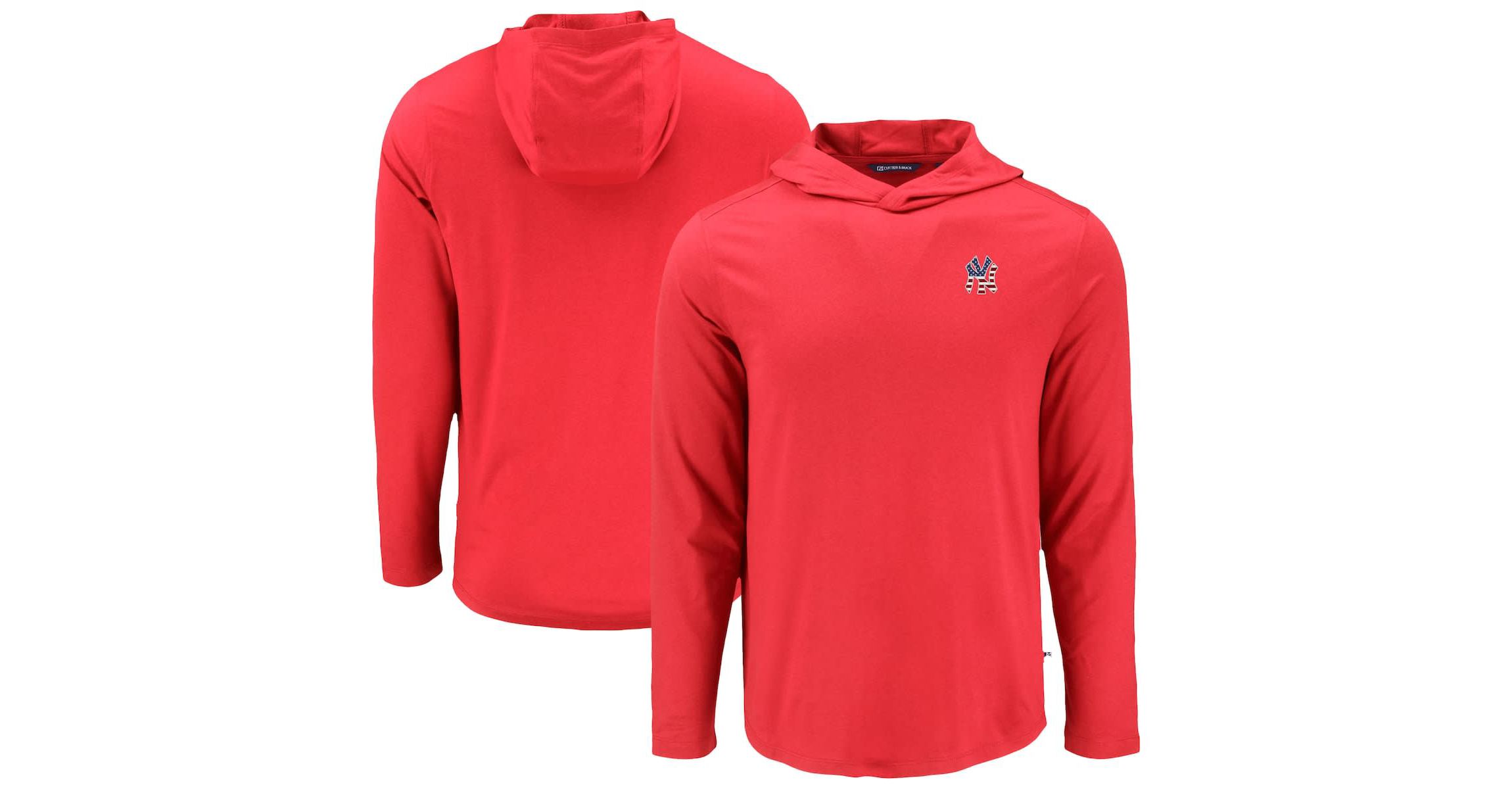 MLB New York Yankees Coastline Epic Comfort Recycled Eco Hoodie Long Sleeve T-Shirt