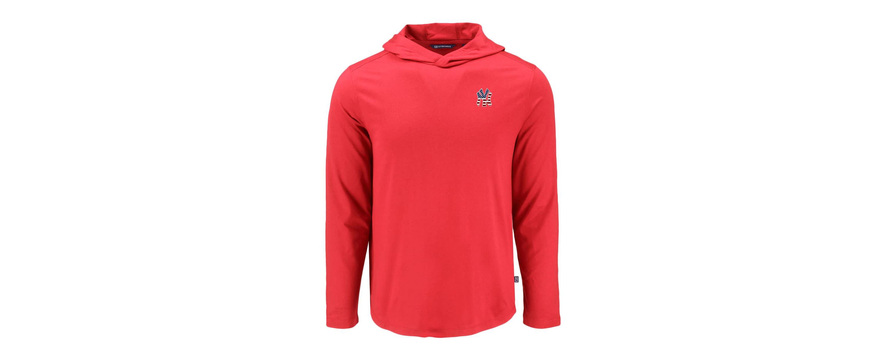 MLB New York Yankees Coastline Epic Comfort Recycled Eco Hoodie Long Sleeve T-Shirt