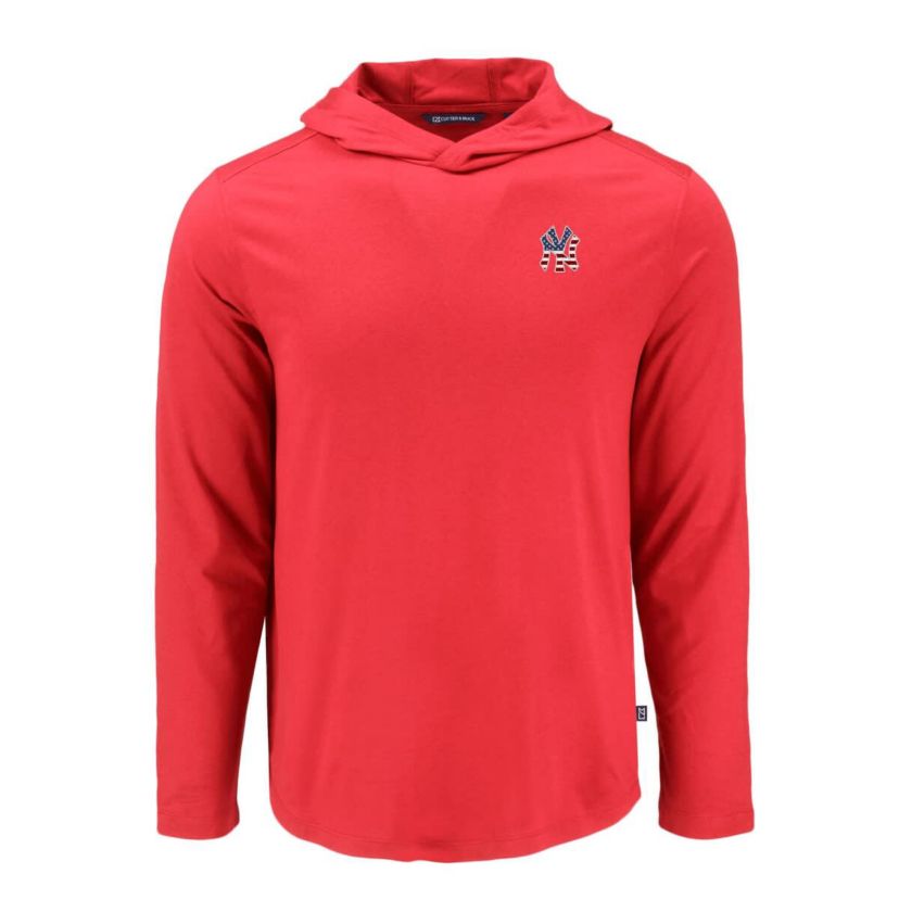 MLB New York Yankees Coastline Epic Comfort Recycled Eco Hoodie Long Sleeve T-Shirt