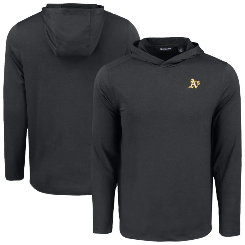 Oakland Athletics MLB Athletics Coastline Epic Comfort Recycled Eco Hoodie Long Sleeve T-Shirt