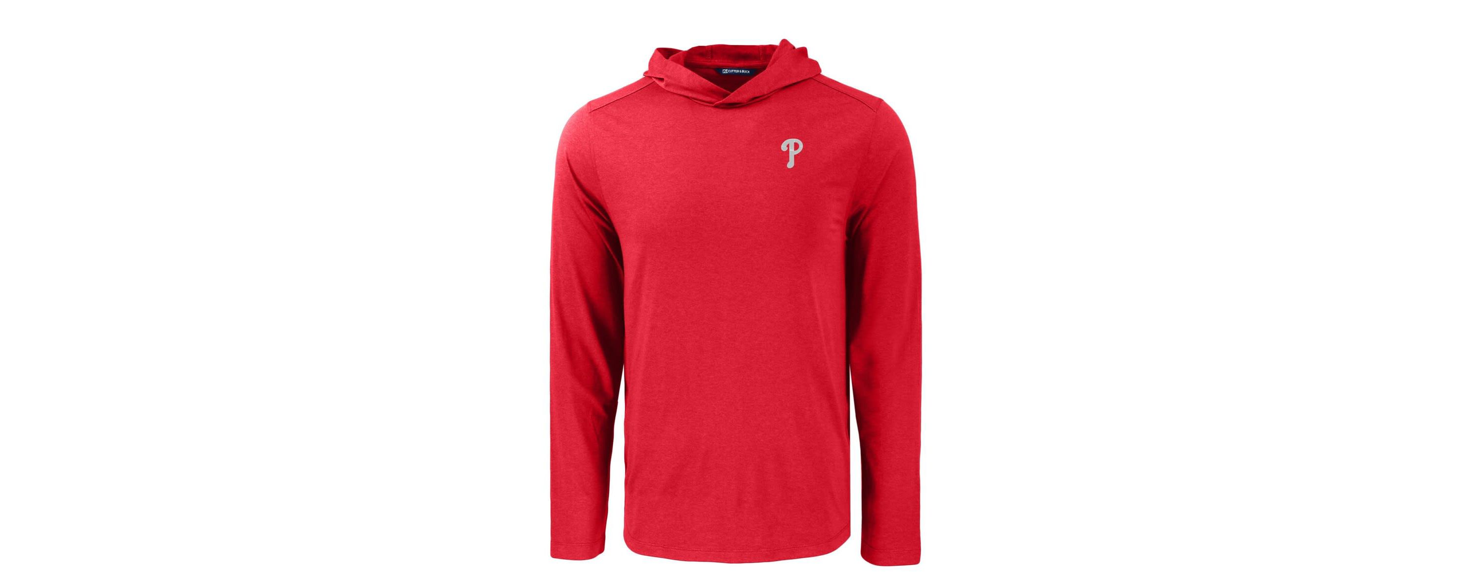 MLB Philadelphia Phillies Coastline Epic Comfort Recycled Eco Hoodie Long Sleeve T-Shirt
