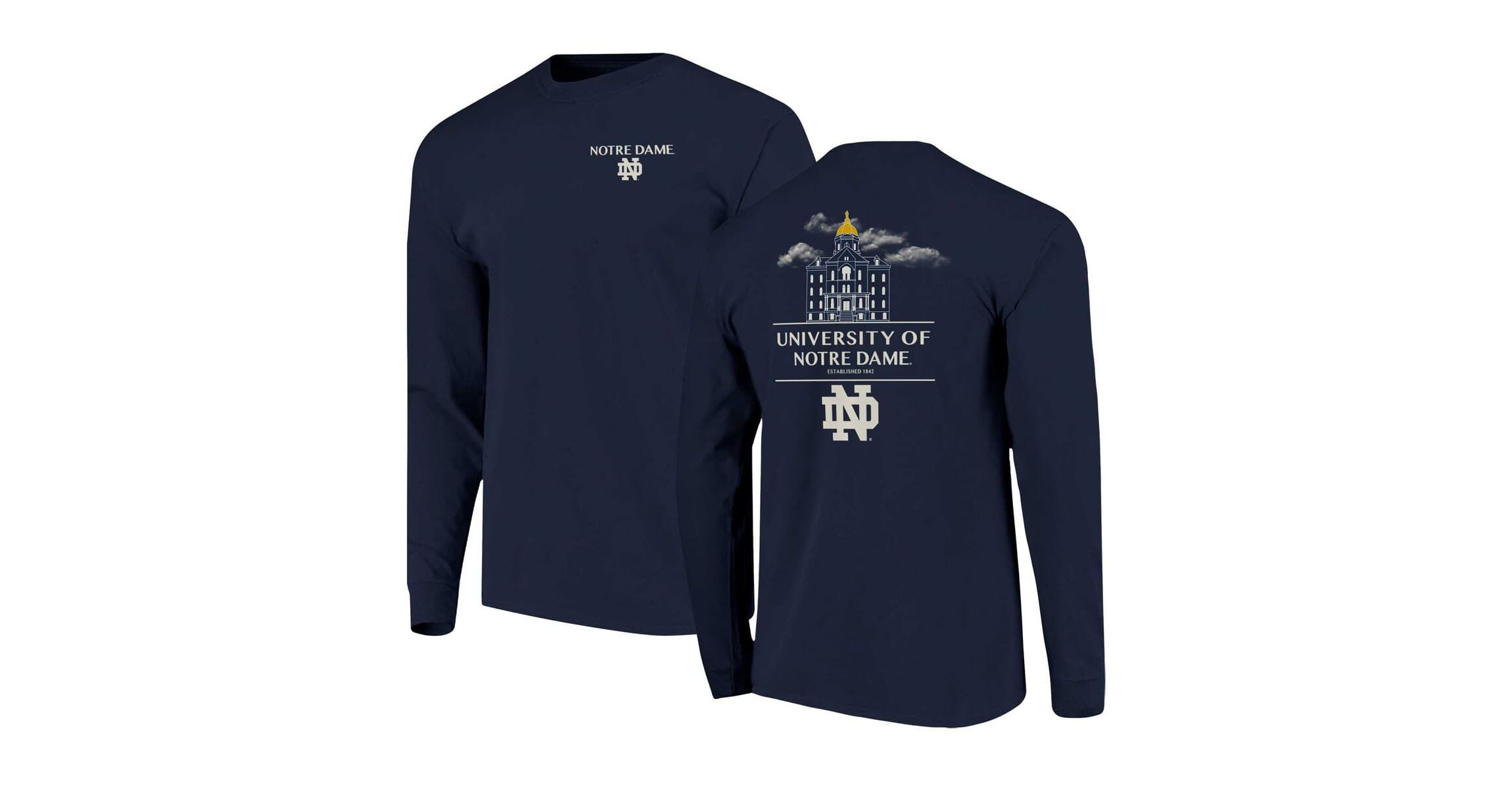 NCAA Notre Dame Fighting Irish Campus Nights Long Sleeve T-Shirt