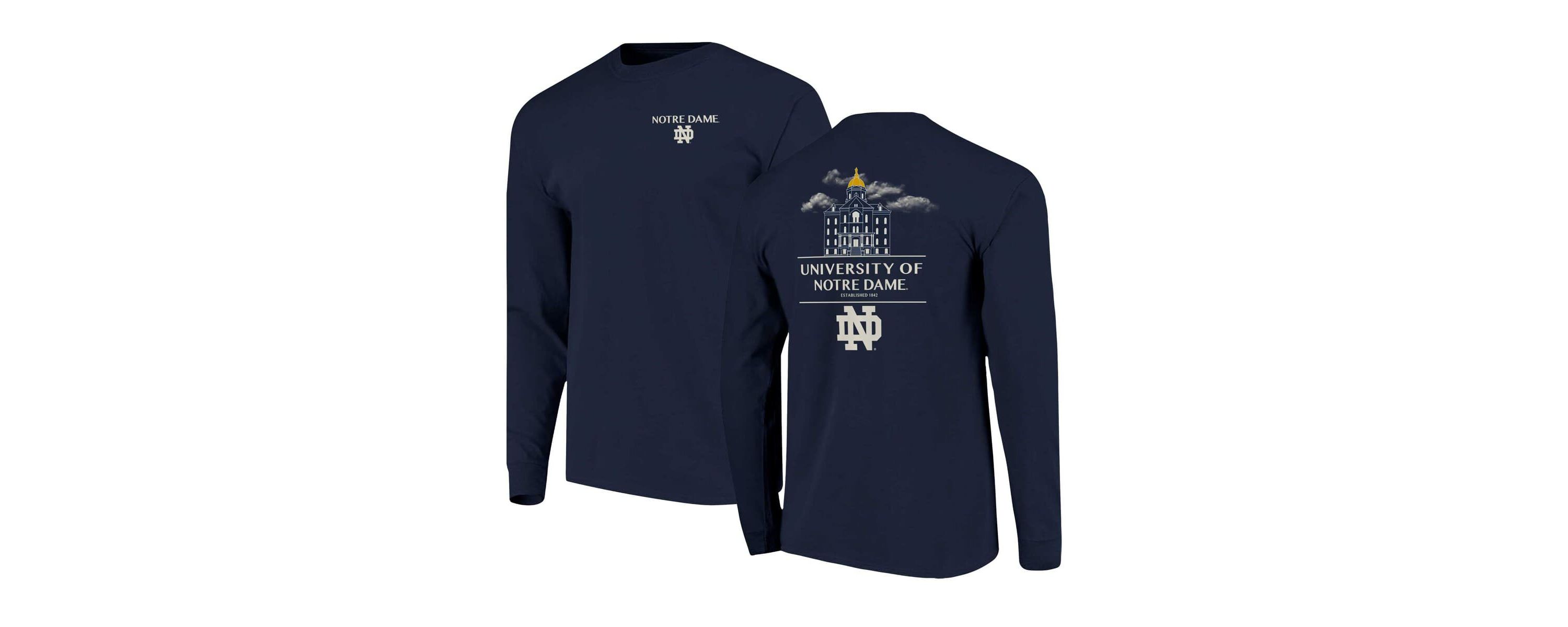NCAA Notre Dame Fighting Irish Campus Nights Long Sleeve T-Shirt
