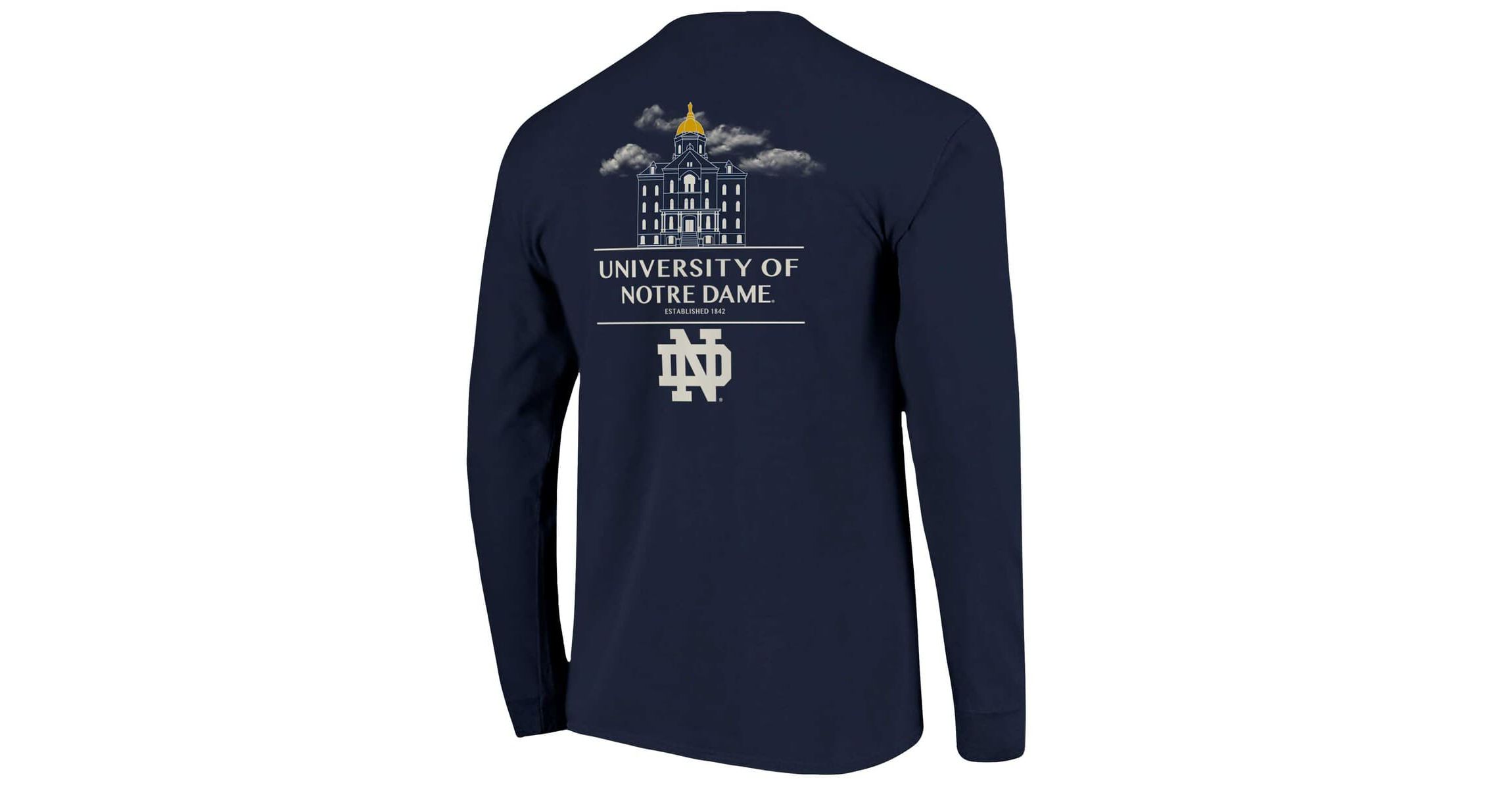 NCAA Notre Dame Fighting Irish Campus Nights Long Sleeve T-Shirt