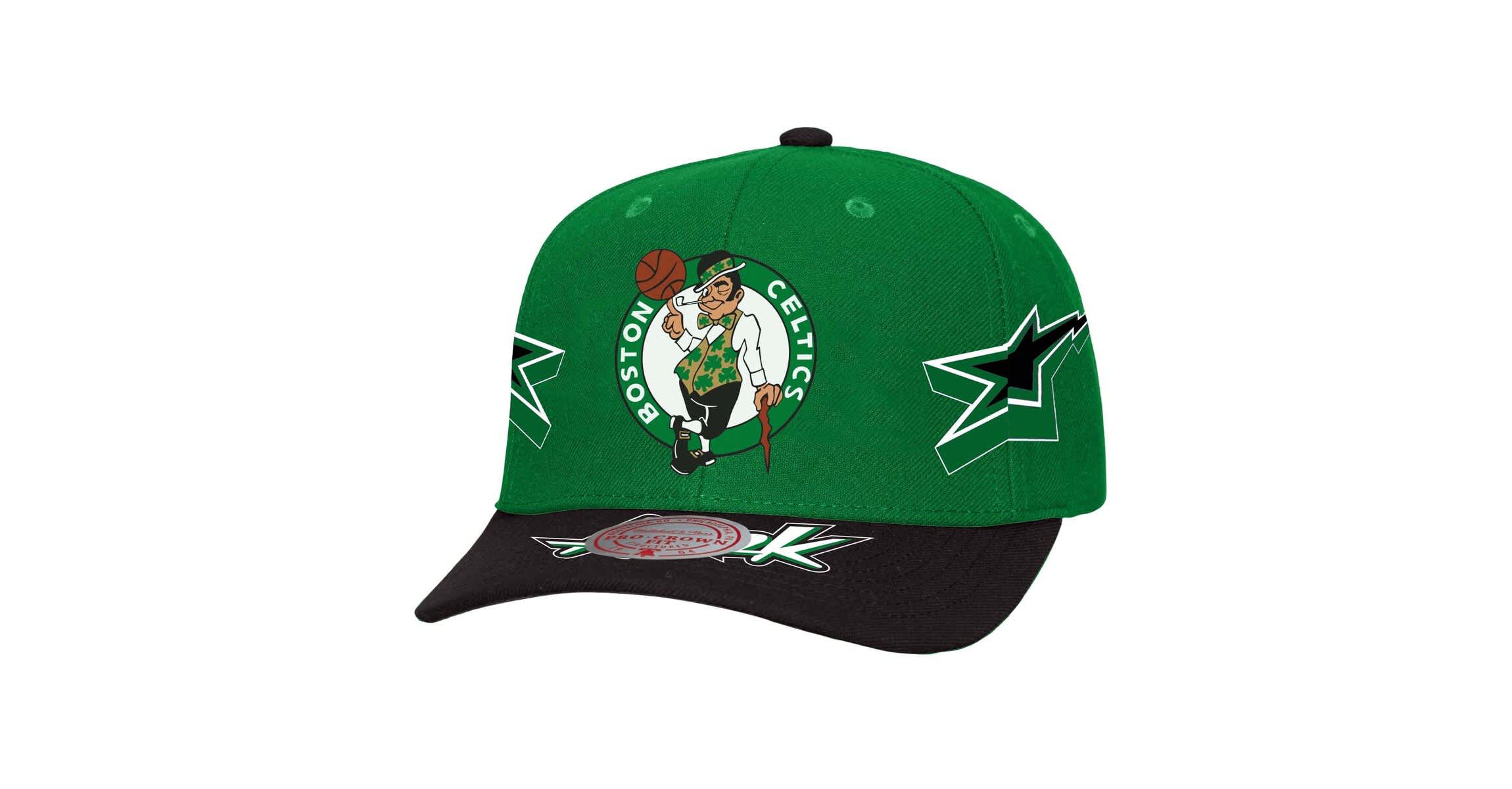 NBA Kelly Green/Black Boston Celtics AS2K Stars Pro Crown Adjustable Hat