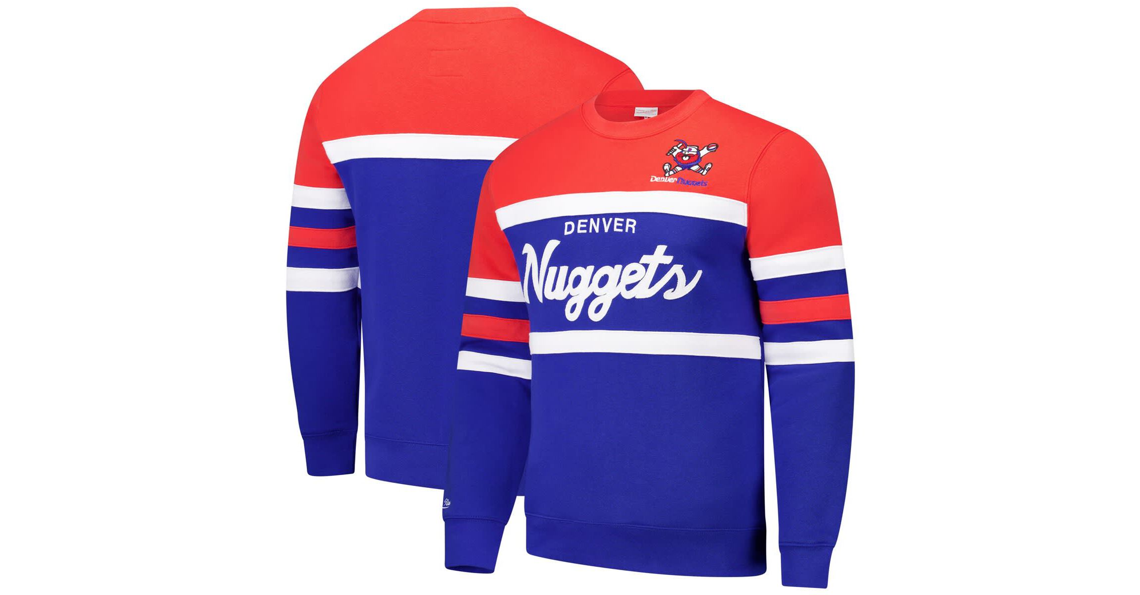 Mitchell & Ness NBA Denver Nuggets Hardwood Classics Vintage Logo Head ...