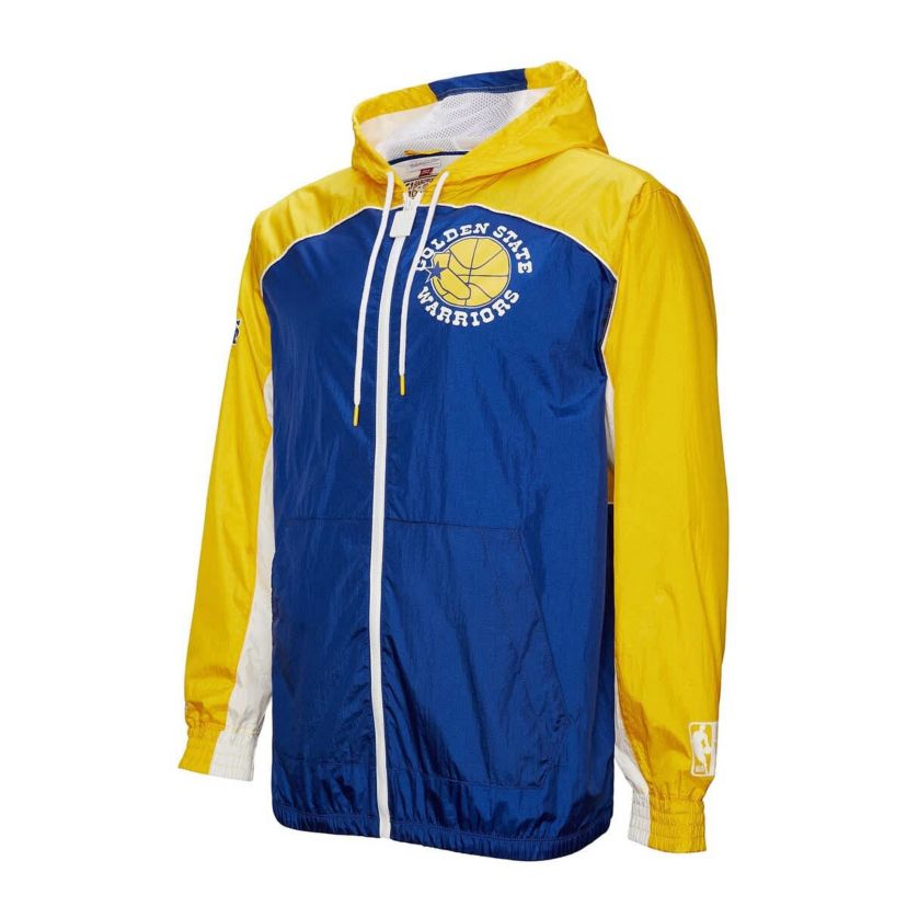 NBA Golden State Warriors Hardwood Classics Big Shot Premium Full-Zip Windbreaker Jacket