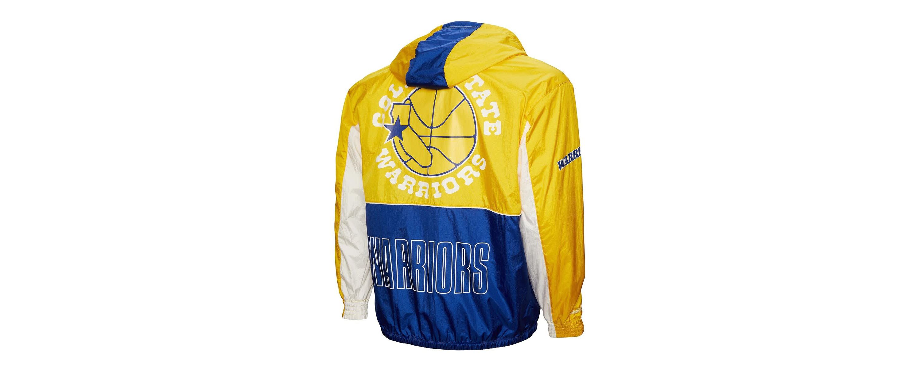 NBA Golden State Warriors Hardwood Classics Big Shot Premium Full-Zip Windbreaker Jacket