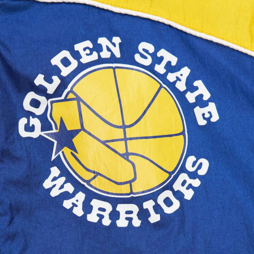 NBA Golden State Warriors Hardwood Classics Big Shot Premium Full-Zip Windbreaker Jacket