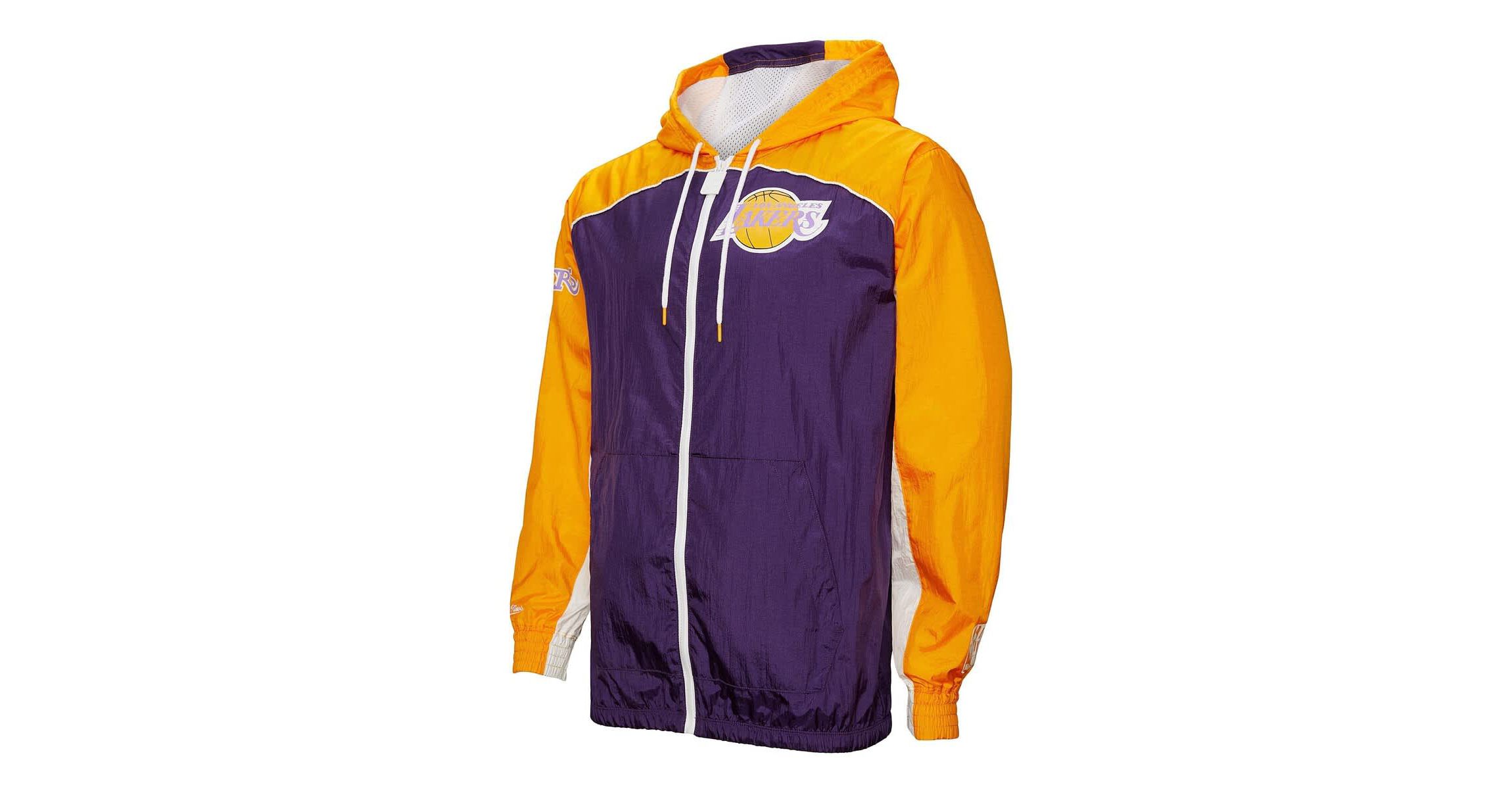 NBA Los Angeles Lakers Hardwood Classics Big Shot Premium Full-Zip Windbreaker Jacket