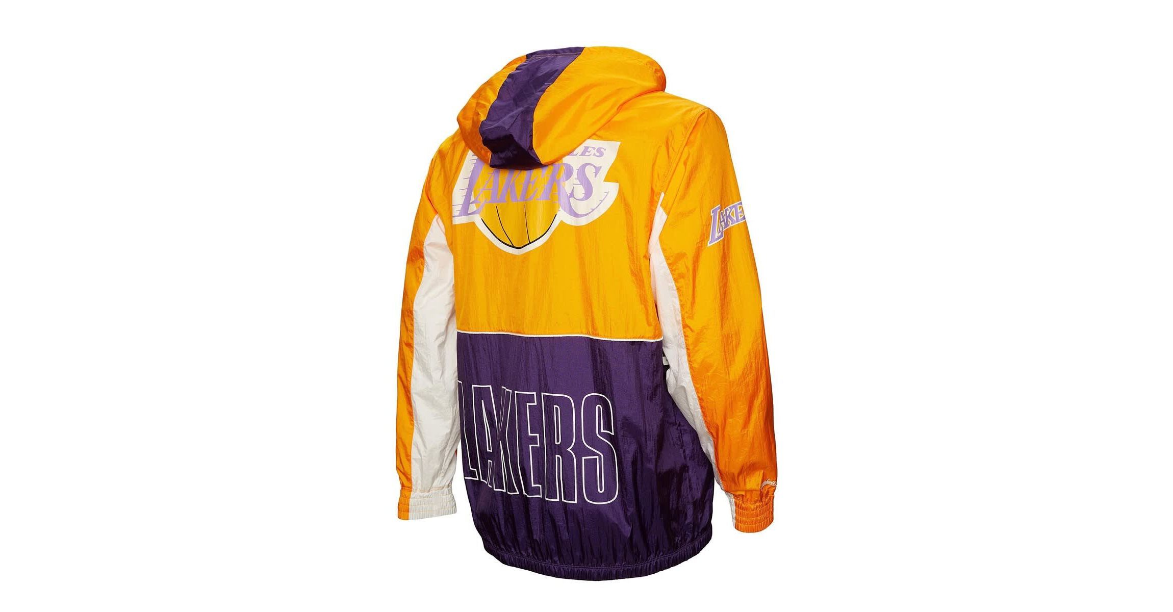 NBA Los Angeles Lakers Hardwood Classics Big Shot Premium Full-Zip Windbreaker Jacket