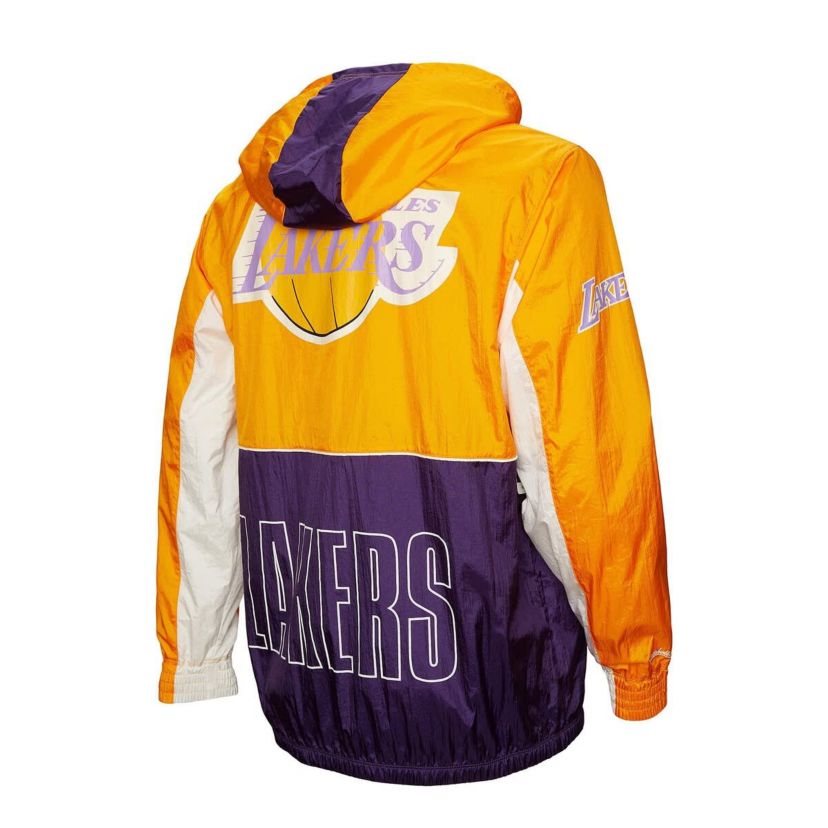 NBA Los Angeles Lakers Hardwood Classics Big Shot Premium Full-Zip Windbreaker Jacket