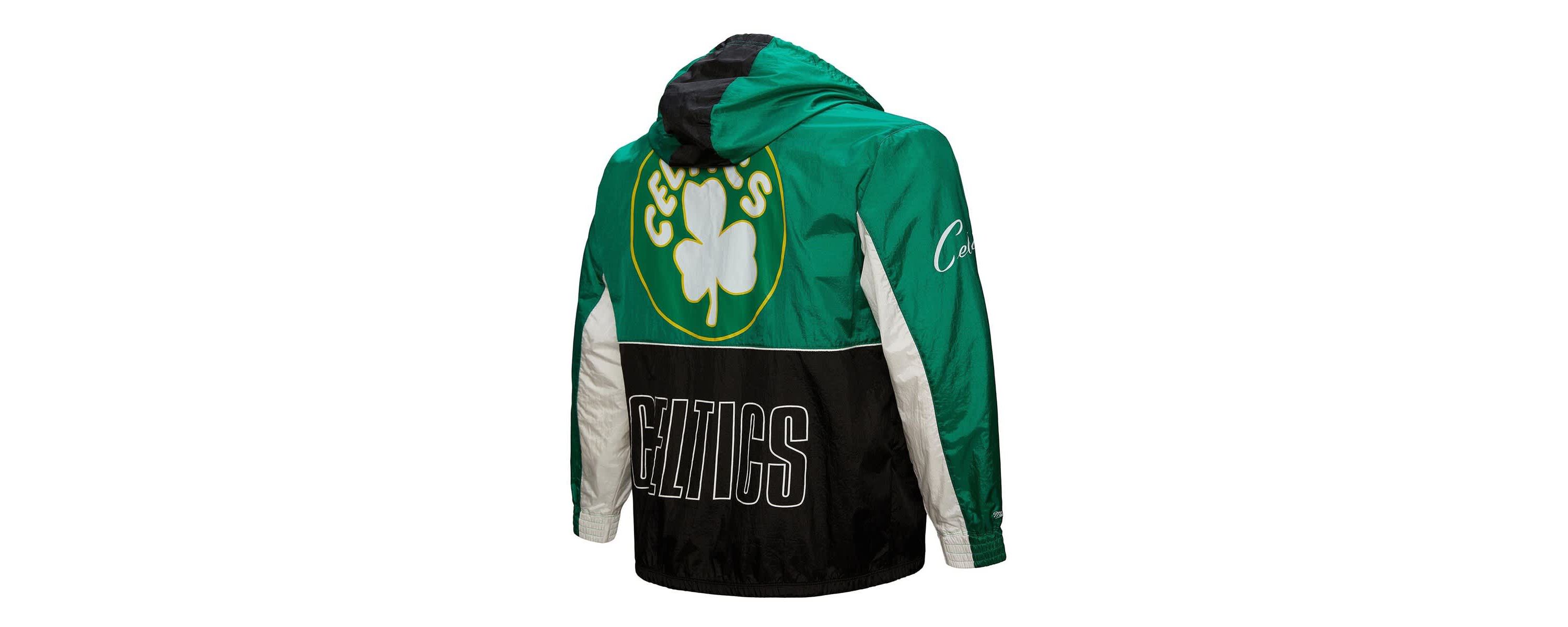 NBA Boston Celtics Hardwood Classics Big Shot Premium Full-Zip Windbreaker Jacket