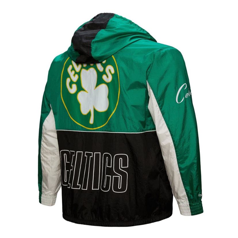 NBA Boston Celtics Hardwood Classics Big Shot Premium Full-Zip Windbreaker Jacket