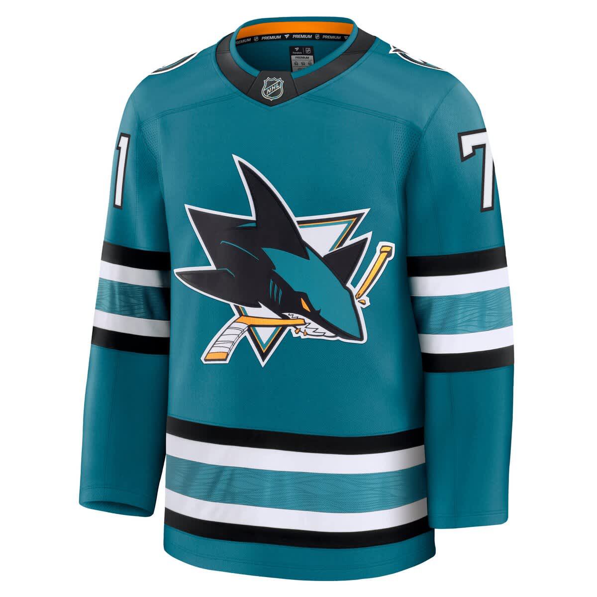 NHL Fanatics Macklin Celebrini San Jose Sharks Home Premium Jersey