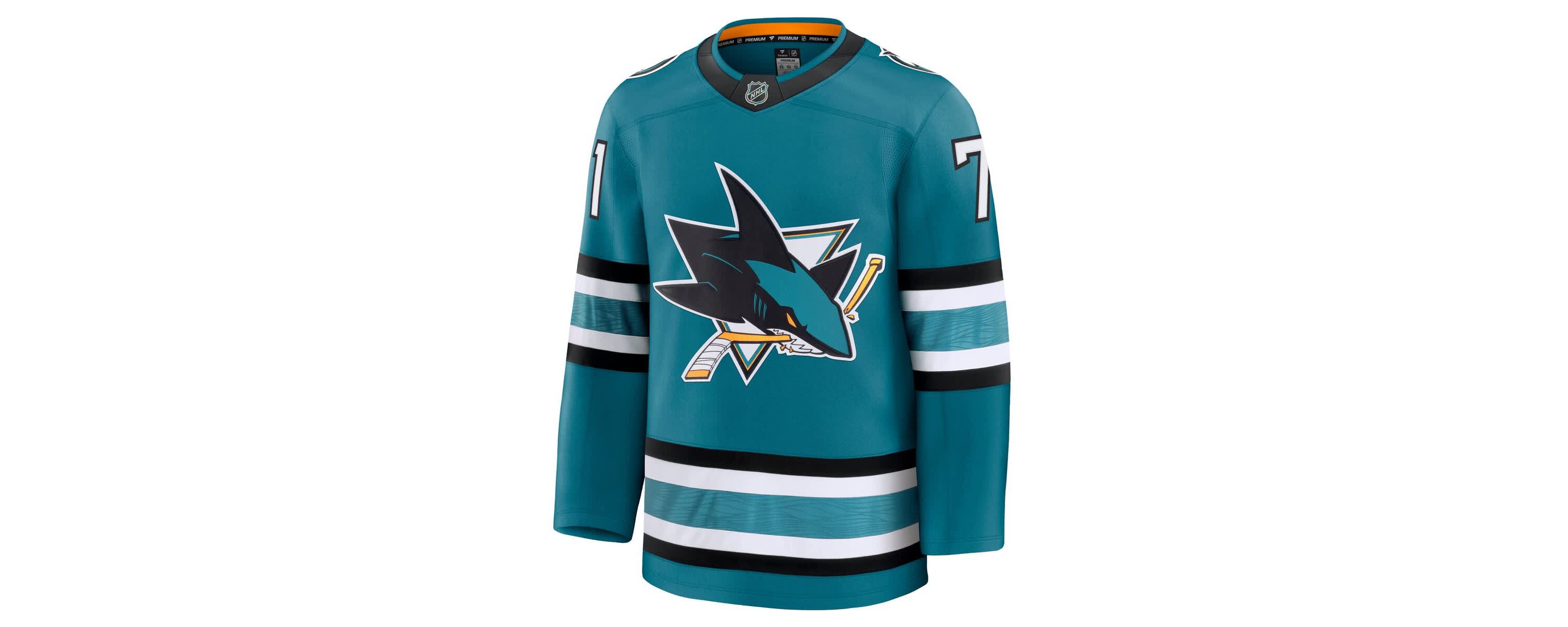 NHL Fanatics Macklin Celebrini San Jose Sharks Home Premium Jersey
