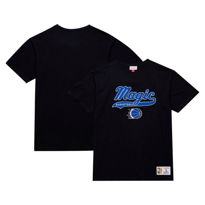 NBA Orlando Magic Hardwood Classics Felt Applique Slub T-Shirt