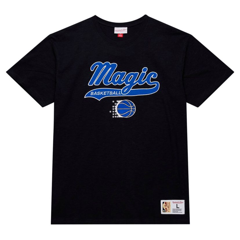 NBA Orlando Magic Hardwood Classics Felt Applique Slub T-Shirt