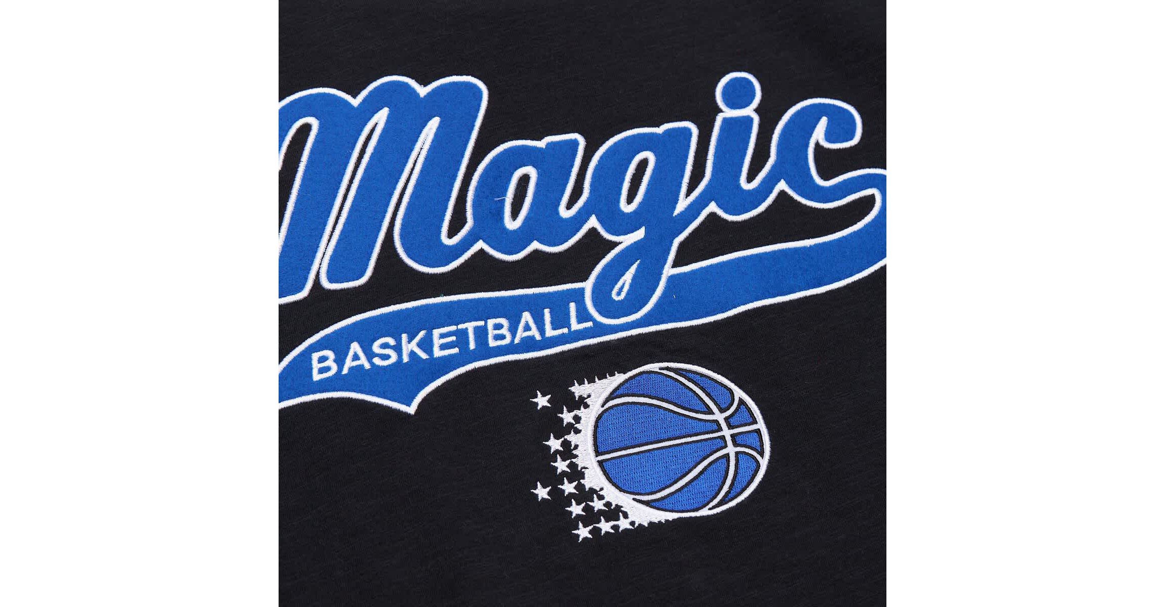 NBA Orlando Magic Hardwood Classics Felt Applique Slub T-Shirt
