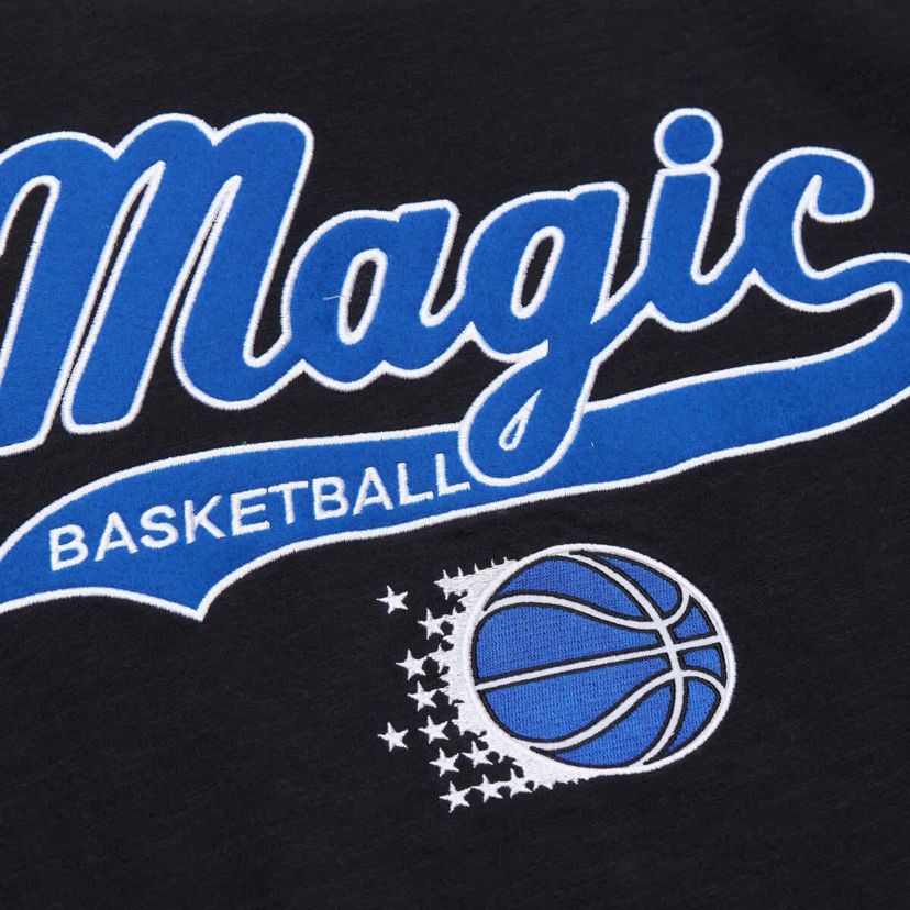 NBA Orlando Magic Hardwood Classics Felt Applique Slub T-Shirt