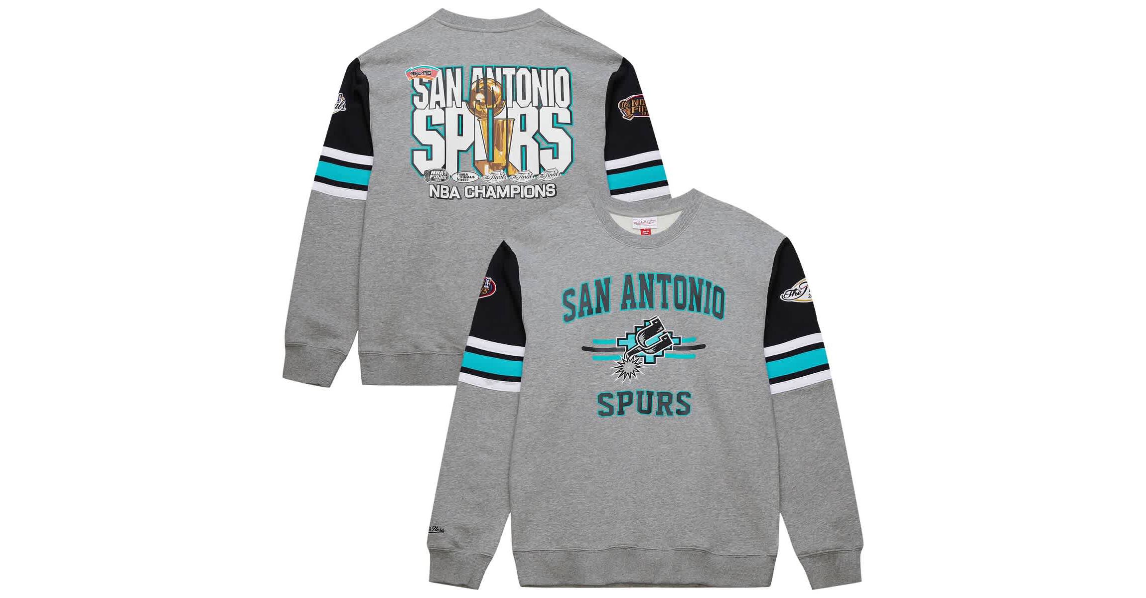 NBA San Antonio Spurs Hardwood Classics All Over 4.0 Pullover Sweatshirt