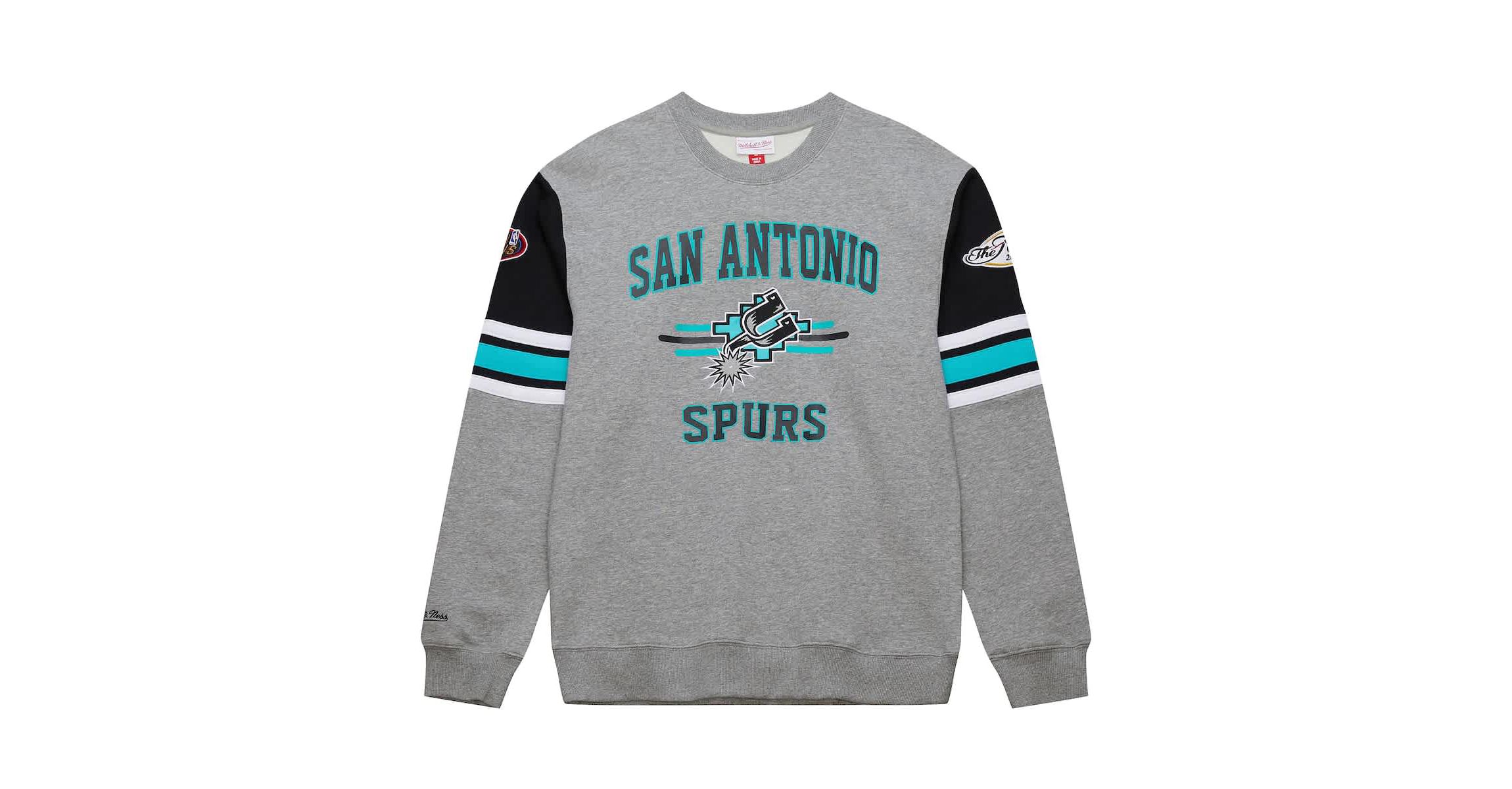 NBA San Antonio Spurs Hardwood Classics All Over 4.0 Pullover Sweatshirt
