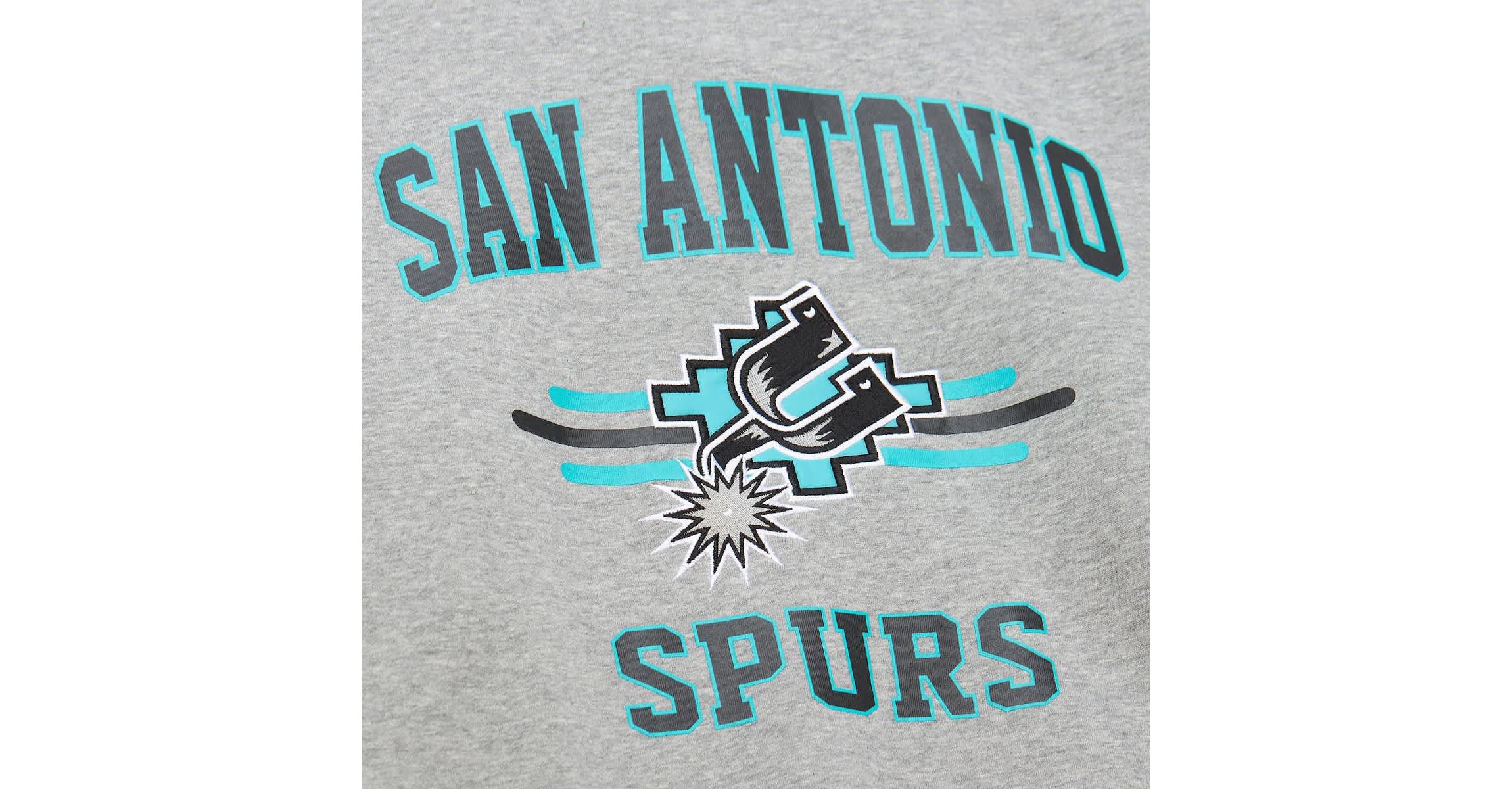 NBA San Antonio Spurs Hardwood Classics All Over 4.0 Pullover Sweatshirt