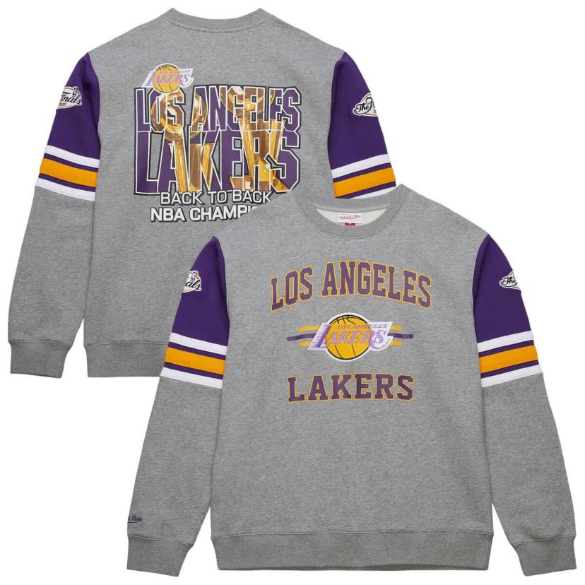 NBA Los Angeles Lakers Hardwood Classics All Over 4.0 Pullover Sweatshirt