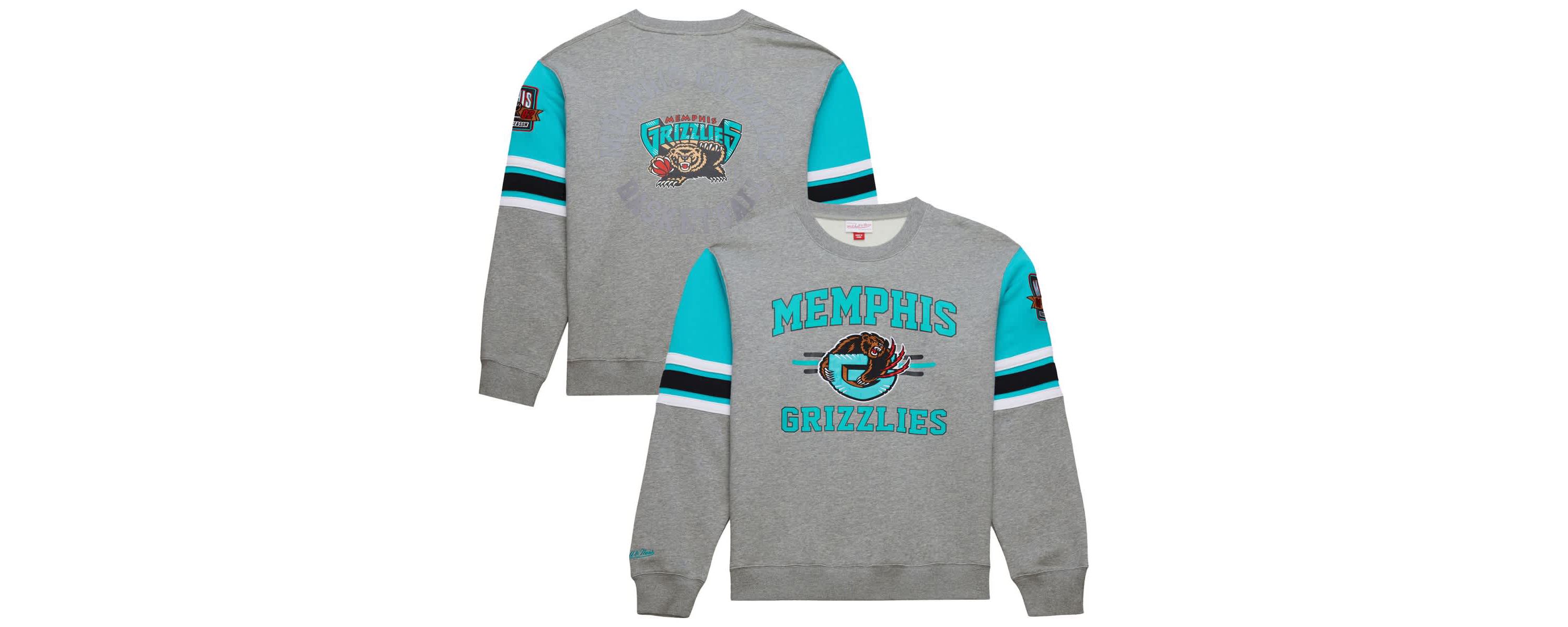 NBA Memphis Grizzlies Hardwood Classics All Over 4.0 Pullover Sweatshirt