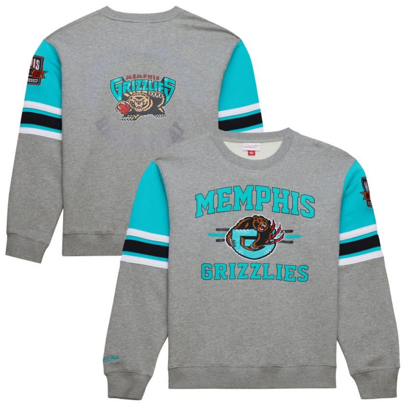 NBA Memphis Grizzlies Hardwood Classics All Over 4.0 Pullover Sweatshirt