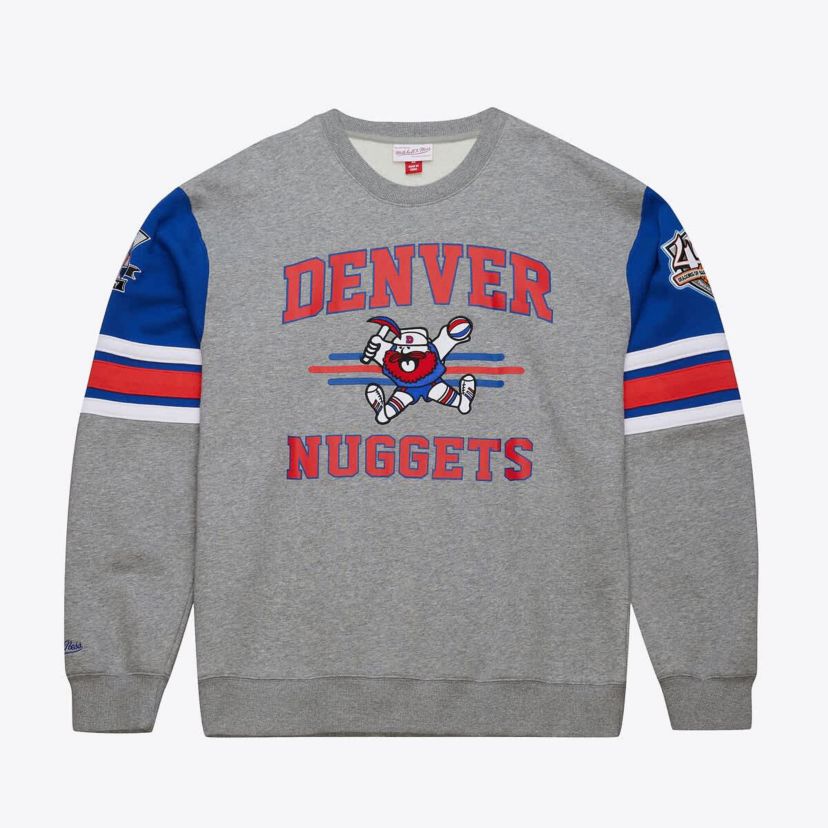 NBA Denver Nuggets Hardwood Classics All Over 4.0 Pullover Sweatshirt