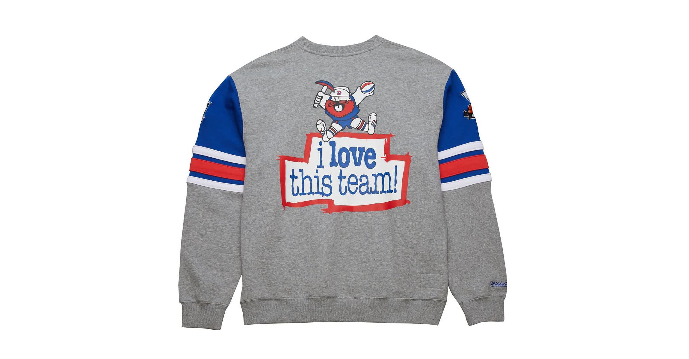 NBA Denver Nuggets Hardwood Classics All Over 4.0 Pullover Sweatshirt